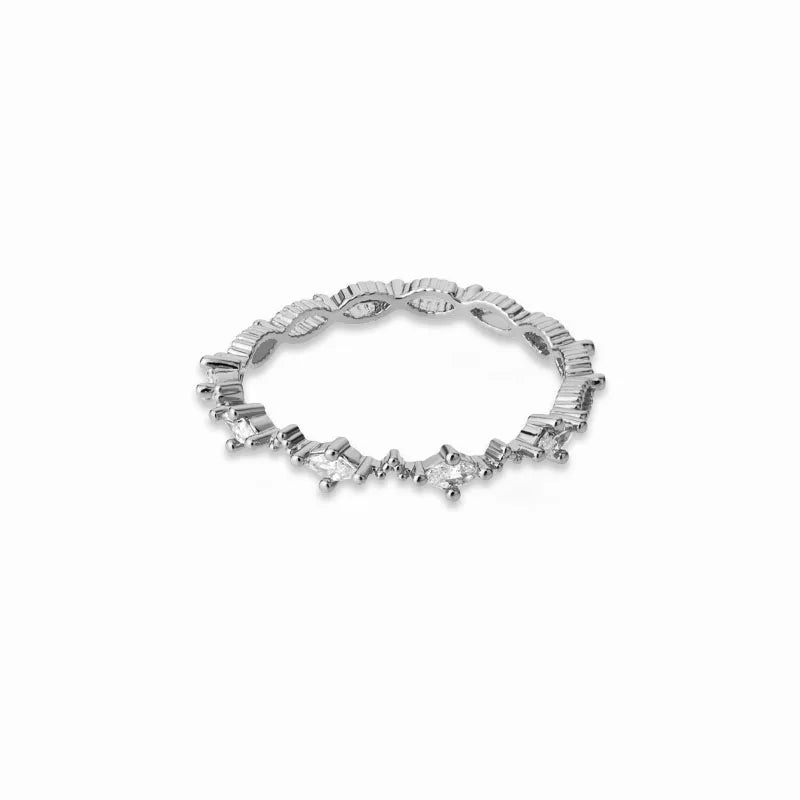 Simple Zircon Rings For Women Charming Couple Wedding Ring Gothic Minimalism Jewelry Accessories Gift Anillos Mujer