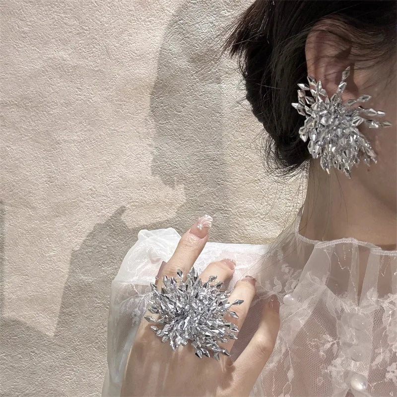 Fashion Jewelry European and American Design Tassel Beads Adjustable Rings For Women Party Gifts Cool Trend Accessories