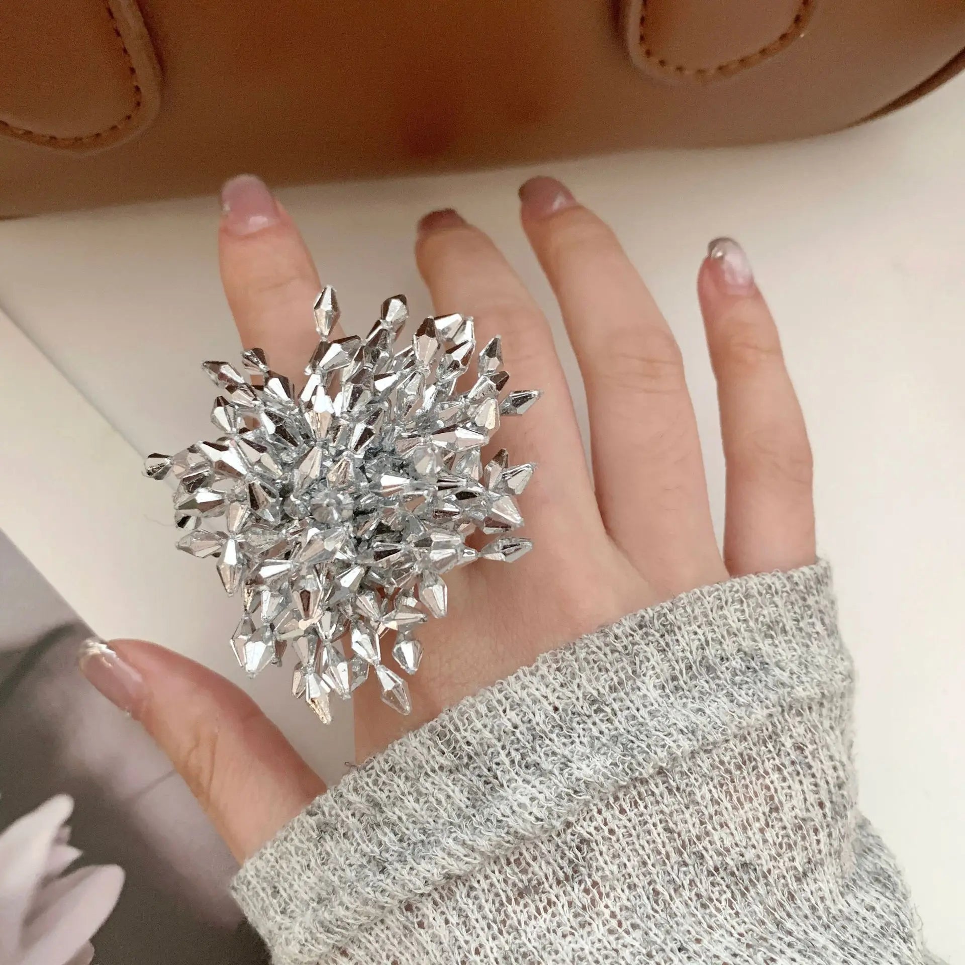 Fashion Jewelry European and American Design Tassel Beads Adjustable Rings For Women Party Gifts Cool Trend Accessories