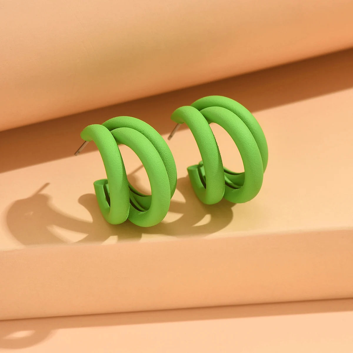 Elegant Gold Color Circled Hoop Earring for Woman Metal Elegant Vintage Geometric Statement Luxury Earrings Party Jewelry Gifts